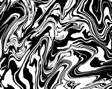 Black and white abstract marble texture. Monochrome abstract background. Vector illustration ...