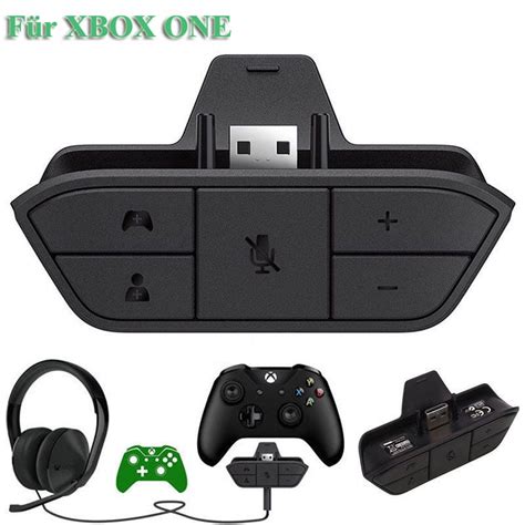 Xbox One Headset Adapter Stereo Headphone Audio Game Adapter For Microsoft Xbox One Controller ...