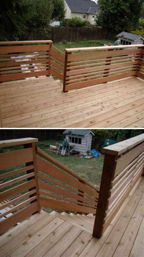 Wooden Balcony Railings Diy Deck Railing Ideas Designs That Are Sure To Inspire You Deck ...