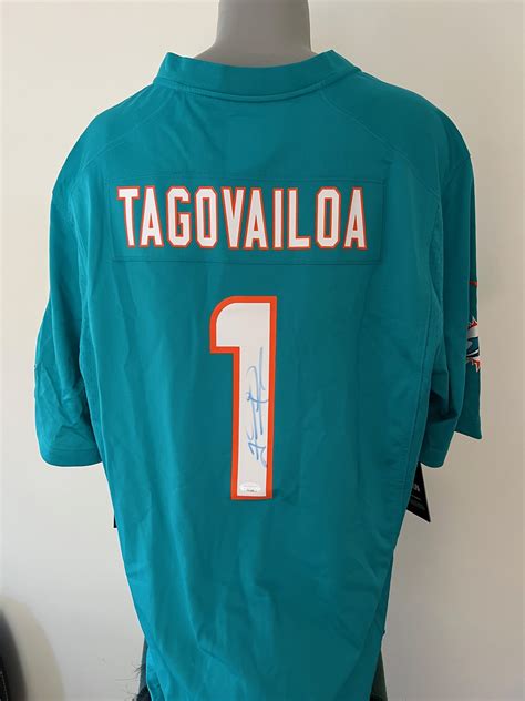 Charitybuzz: Tua Tagovailoa Signed Miami Dolphins Jersey