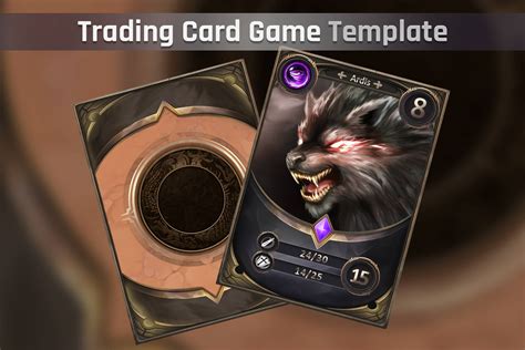 RPG Trading Card Template - CraftPix.net