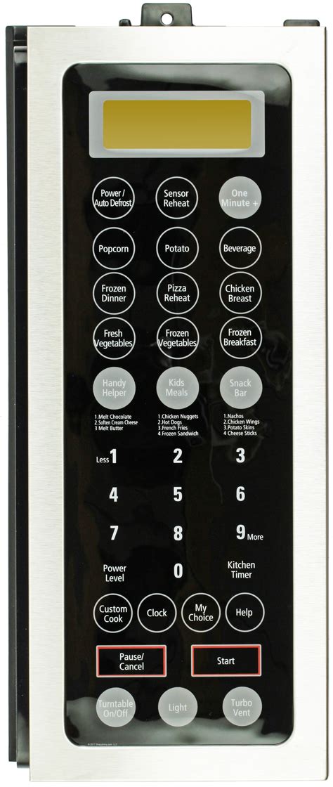 Samsung DE94-01614C Microwave Control Panel