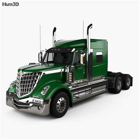 International LoneStar Tractor Truck 2015 3D model - Vehicles on Hum3D