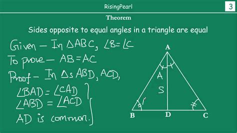 Sum Of Angles In Triangle Theorem