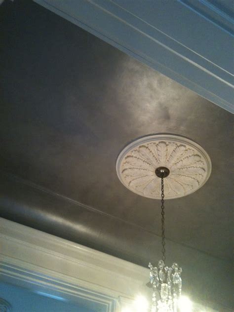 inspired. paint. repeat.: In progress: Silver ceiling