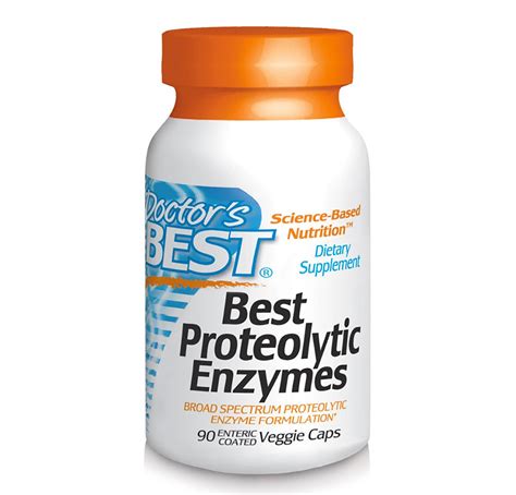 Proteolytic Enzymes 90 Capsules | Doctor's Best | BIOVEA