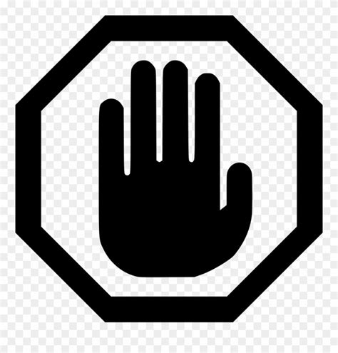 Download Stop Sign Png Free Clipart Free Stock - Stop Hand Icon Png ...