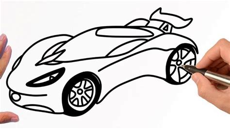 25 Easy Race Car Drawing Ideas - Draw a Race Car