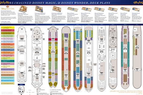 Deck Plans - Disney Magic & Disney Wonder • The Disney Cruise Line Blog