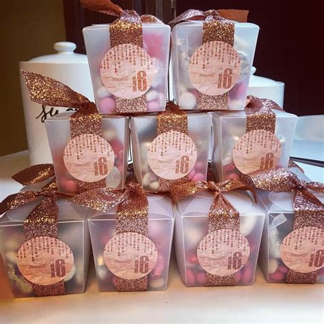 Sweet Sixteen Rose Gold Favors | Sweet sixteen party favors, Sweet 16 party favors, Sweet 16 ...