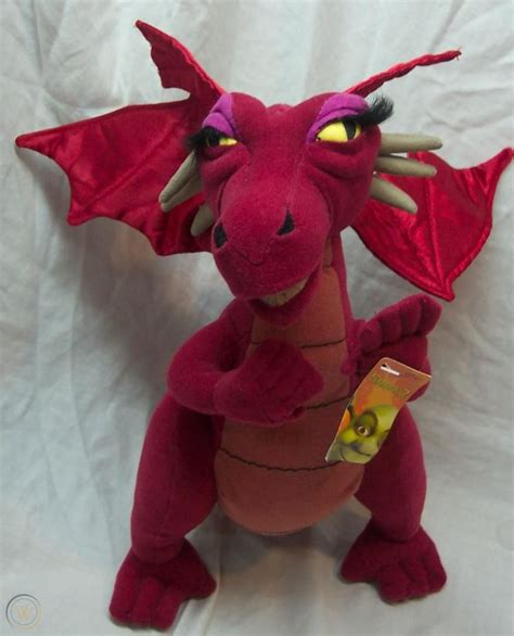 Shrek 2 NICE BIG RED DRAGON 12" Plush Stuffed Animal Toy NEW | #1880643647