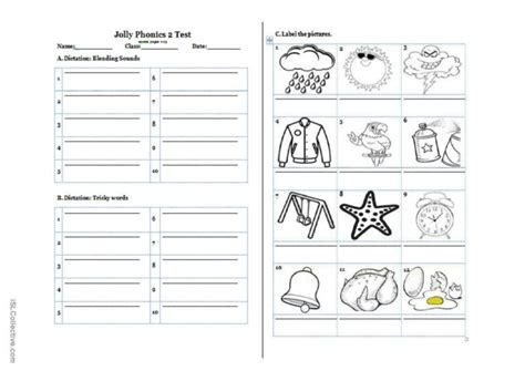 Jolly Phonics Pupil Book 2 Midterm T…: Deutsch DAF Arbeitsblätter pdf & doc