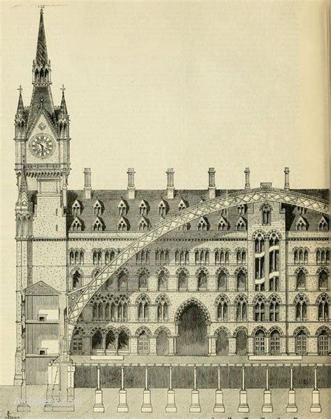 1868 – St. Pancras Station, London. Architect: William H. Barlow. Supported by Irish Georgian ...