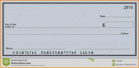 Editable Blank Check Template