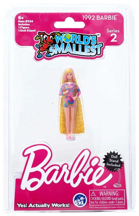 Barbie Worlds Smallest 1992 Barbie Doll Super Impulse - ToyWiz