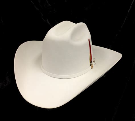 Stetson 100X "El Presidente" White fur felt cowboy hat – David's Western Wear