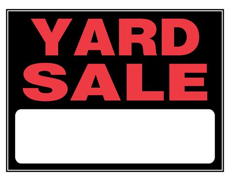 Free Printable Yard Sale Signs - Free Printable