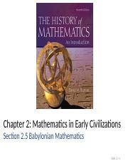 Babylonian Mathematics: Discovering Ancient Mathematical | Course Hero