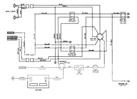 Huskee Riding Lawn Mower Wiring Diagram