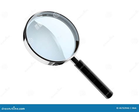 Hand lens stock photo. Image of background, computer - 46763946