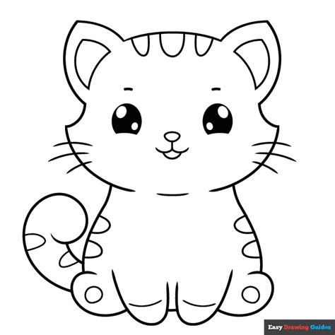 Free Cartoon Cat Coloring Pages