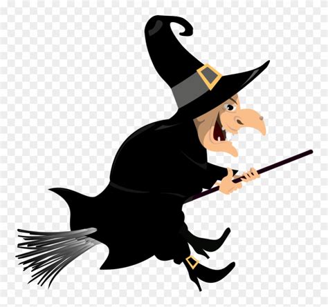 Witch Broom Cartoon Clipart (#2561035) - PinClipart