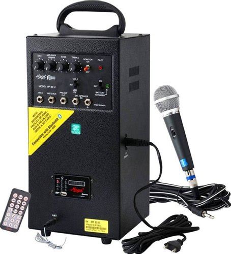 Mega Portable Amplifier Set, Color : Black at Rs 12,400 / Piece in Delhi - ID: 5273254