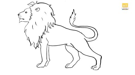 How to Draw A Lion Drawing II Wild animal drawings II part 02 II #artjanag - YouTube