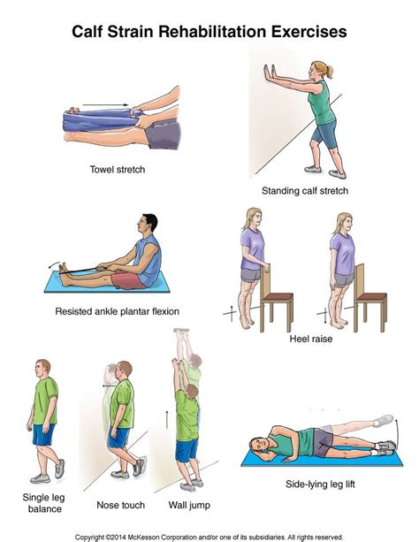 Summit Medical Group - Calf Strain Exercises | Calf strain, Calf strain exercises, Torn calf muscle