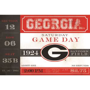 Georgia Bulldogs Football Tickets - BrianaLarkin