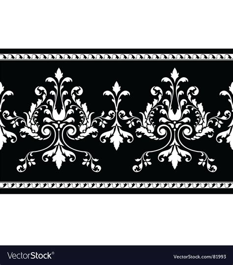 Scroll border Royalty Free Vector Image - VectorStock