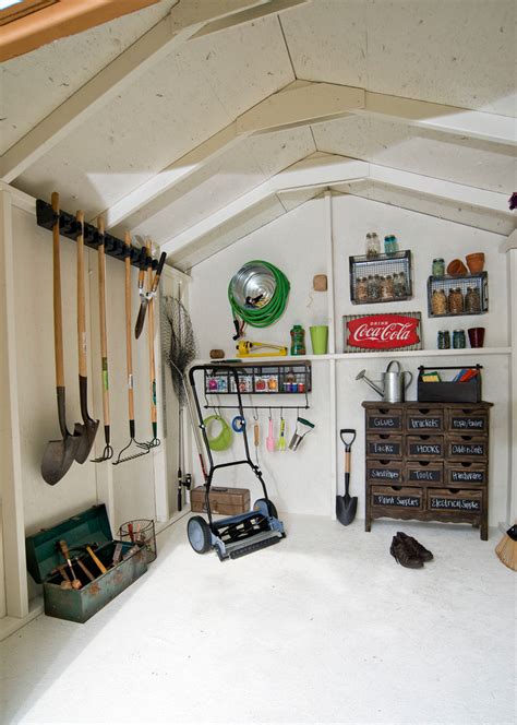 Storage Shed Interior Design Ideas - Traditional - Shed - Detroit - by Backyard Buildings | Houzz