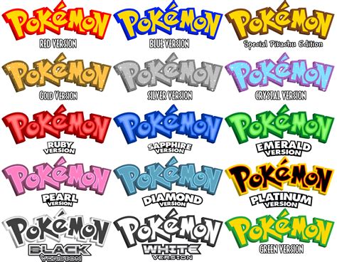 Pokemon Logo Design Concepts by starwingcorona on DeviantArt