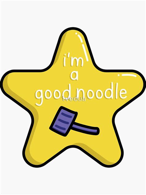 "Good Noodle Star" Sticker for Sale by tvedua | Redbubble