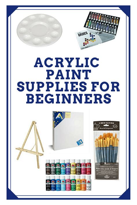 Beginner's Guide to Acrylic Painting Supplies