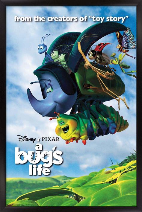 Disney Pixar A Bug's Life - One Sheet Wall Poster, 22.375" x 34", Framed - Walmart.com