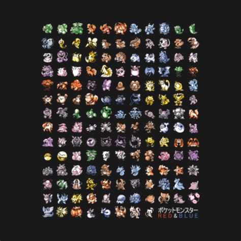 Kanto 151 - Pokemon 151 - T-Shirt | TeePublic