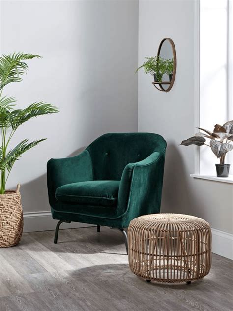 Forest Green Velvet Occasional Chair | Living room green, Luxury chairs, Luxury home furniture