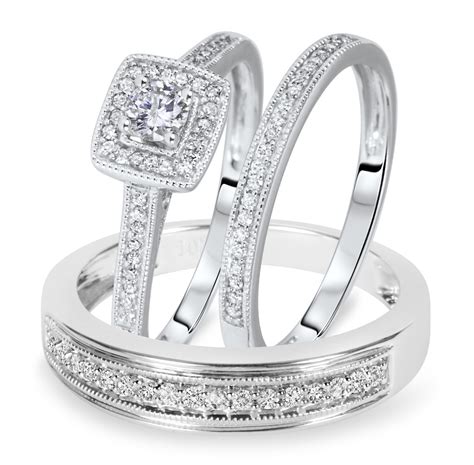 The Best Wedding Ring Trio Sets - Home, Family, Style and Art Ideas