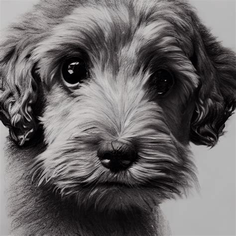 Hyper Realistic Pencil Drawing of a Lakiepoo with Lighting · Creative Fabrica