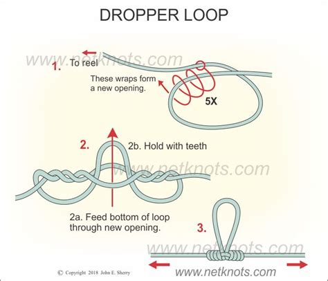 Dropper Loop - How to tie a Dropper Loop | Fishing Knots