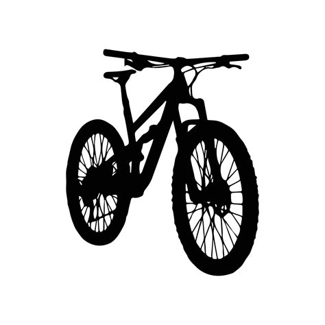 Bicycle silhouette Art 7244977 Vector Art at Vecteezy