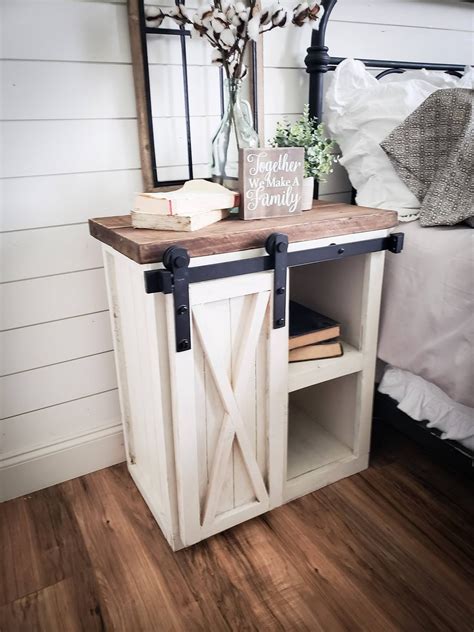 Bella Farmhouse Nightstand | Rustic nightstand, Rustic bedroom, Bedroom decor