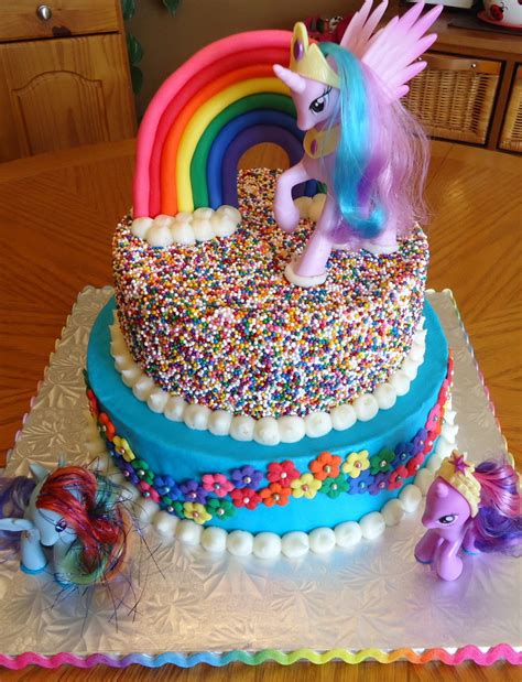 My Little Pony Rainbow Cake - CakeCentral.com