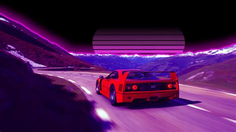 Ferrari F40 Retro Road 4k Wallpaper,HD Cars Wallpapers,4k Wallpapers,Images,Backgrounds,Photos ...