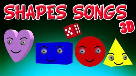 The Shapes Song | Shapes for children | Learn Shapes | Shapes Song Colle... | Shape songs ...