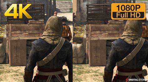 4K vs 1080p Graphics Comparison - Assassin's Creed 4 Black Flag | Digital Storm Unlocked