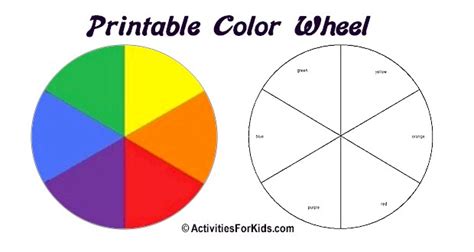 6 Best Images of Printable Basic Color Wheel Template - Basic Color Wheel, Primary Color Wheel ...