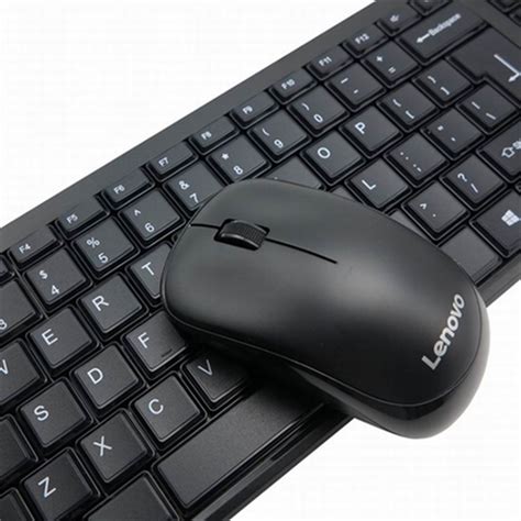 Lenovo KN100 wireless keyboard and mouse set silent keyboard business series waterproof durable ...