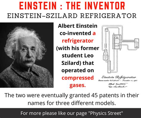 Albert Einstein Inventions List